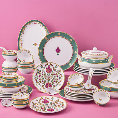 Anar Bagh Dinner Set  45 Pcs