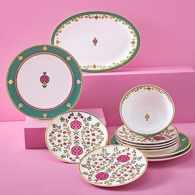 Anar Bagh Dinner Set  21 Pcs
